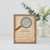 グランジなゴミ集め競争のバースデーパーティ招待状 招待状 (スタンド正面)