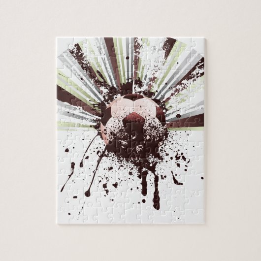 グランジなサッカー ジグソーパズル (縦)