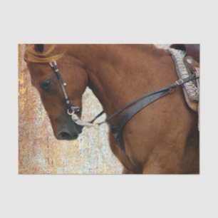 グランジなスイバの西部の馬 薄葉紙