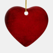 グランジなスカルの結婚式及び記念パーティー セラミックオーナメント (裏面)