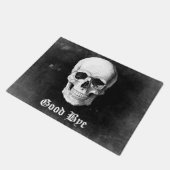 グランジなスカル ドアマット (アングル)