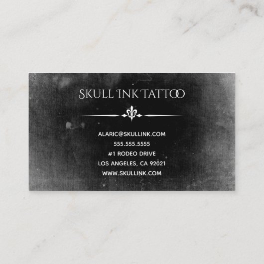 グランジなスカル 名刺 (裏面)
