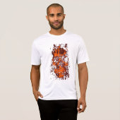 グランジなスカル Tシャツ (正面フル)