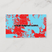 グランジなスケートボーディング 名刺 (裏面)