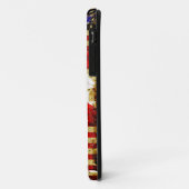 グランジなスタイルフロリダおよび米国の旗 Case-Mate iPhoneケース (裏面/左)