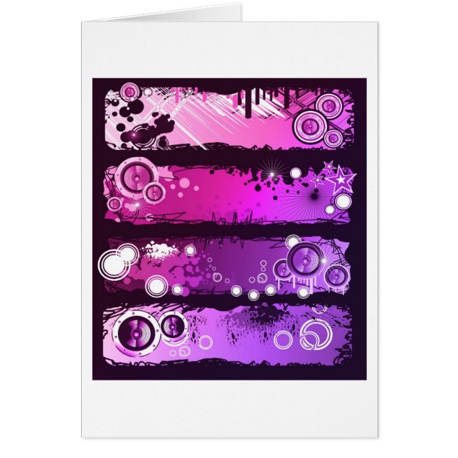 グランジなスタイル音楽旗3 (正面)