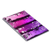 グランジなスタイル音楽旗3 ノートブック (右側)