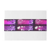 グランジなスタイル音楽旗3 招待状ベリーバンド (裏面例)