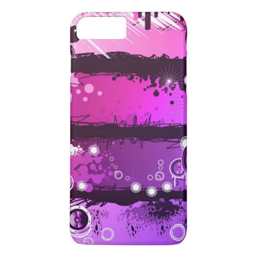 グランジなスタイル音楽旗3 Case-Mate iPhoneケース (裏面)