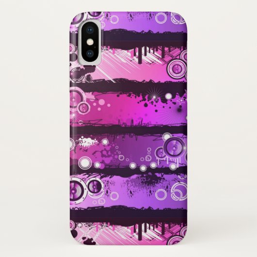 グランジなスタイル音楽旗3 Case-Mate iPhoneケース (裏面)