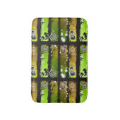 グランジなスタイル音楽旗 バスマット (正面縦)