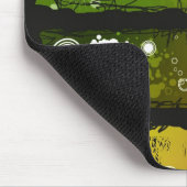 グランジなスタイル音楽旗 マウスパッド (コーナー)