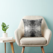 グランジなスタイル、灰色の概要 クッション (椅子)