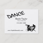 グランジなダンス-振付師、ダンサー、インストラクター 名刺 (裏面)