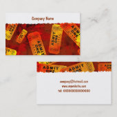 グランジなチケット 名刺 (正面/裏面)