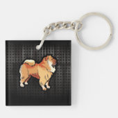 グランジなチャウチャウ キーホルダー (裏面)