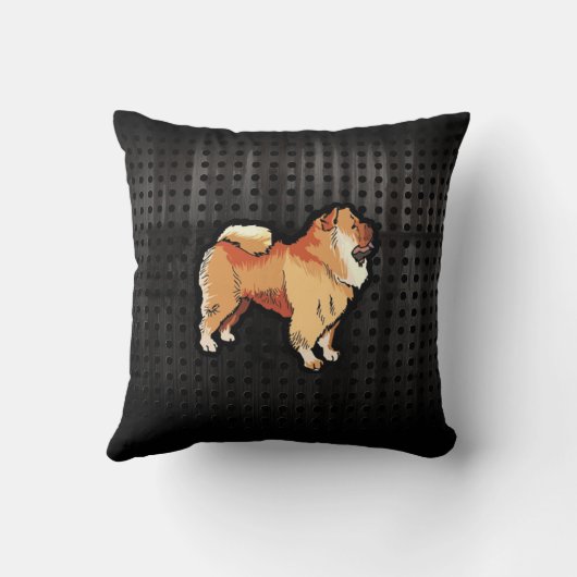 グランジなチャウチャウ クッション (裏面)