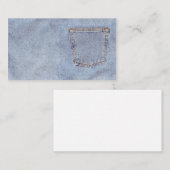 グランジなデニム 名刺 (正面/裏面)