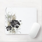 グランジなハイビスカスのmousepad マウスパッド (マウス)