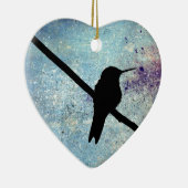 グランジなハチドリ セラミックオーナメント (右)