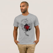 グランジなハートの翼 Tシャツ (正面フル)