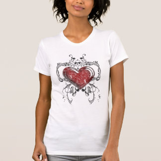 グランジなハート Tシャツ