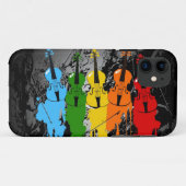 グランジなバイオリンのiPhone 5の場合 Case-Mate iPhoneケース (裏面(横))