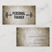 グランジなパーソナルトレーナーの名刺 名刺 (正面/裏面)