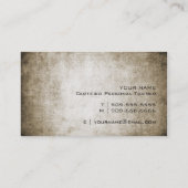 グランジなパーソナルトレーナーの名刺 名刺 (裏面)