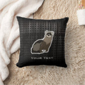 グランジなフェレット クッション (ブランケット)