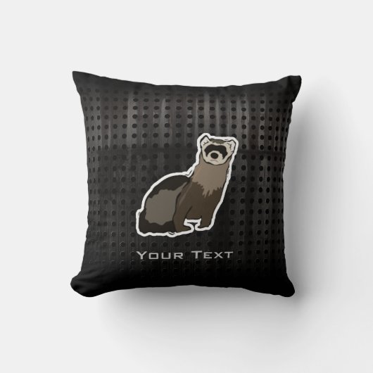 グランジなフェレット クッション (正面)