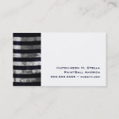 グランジなペイントボールのStellaRootの花火 名刺 (裏面)