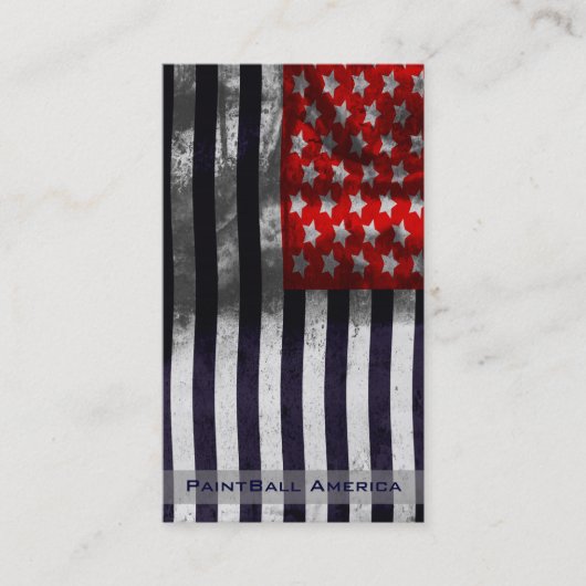 グランジなペイントボールのStellaRootの花火 名刺 (正面)