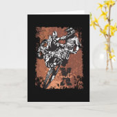 グランジなモトクロス カード (黄色い花)