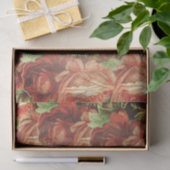 グランジなヴィンテージのバラ 薄葉紙 (ギフト)