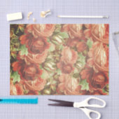 グランジなヴィンテージのバラ 薄葉紙 (クラフト)