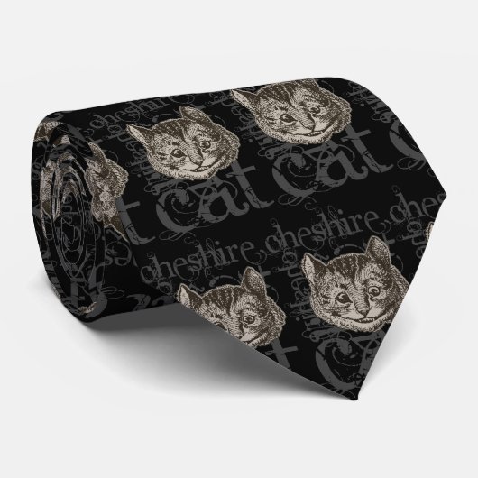 グランジな不思議の国のチェシャー猫のアリス(独身の) ネクタイ (ロール)