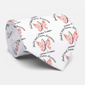 グランジな入れ墨の蝶6.1頭頸部癌 ネクタイ (ロール)