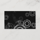 グランジな円-白 名刺 (裏面)
