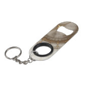 グランジな古代航海のな図表 キーホルダー栓抜き (正面アングル)