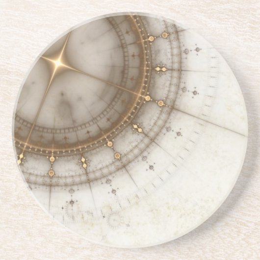 グランジな古代航海のな図表 コースター (正面)