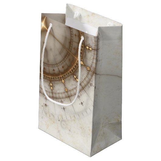 グランジな古代航海のな図表 スモールペーパーバッグ (裏面アングル)