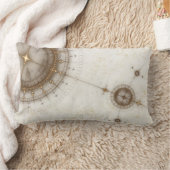 グランジな古代航海のな図表 ランバークッション (ブランケット)