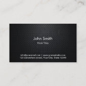 グランジな壁の質の害虫駆除の名刺 名刺 (裏面)