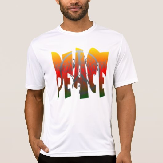 グランジな平和 Tシャツ (正面)