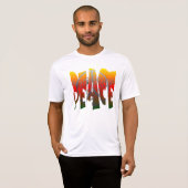 グランジな平和 Tシャツ (正面フル)