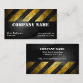 グランジな建築 名刺 (正面/裏面)