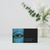グランジな彼女の目l落書きl 名刺 (スタンド正面)