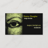 グランジな彼女の目l落書きl 名刺 (裏面)