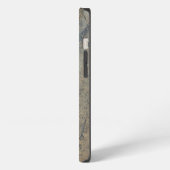 グランジな抽象的スレートデザイン iPhoneケース (左側面)